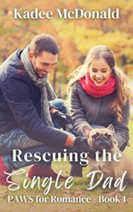 man and woman with a dog